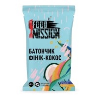 Батончик Food Mission Кокосовий 40 г (fm.30658)