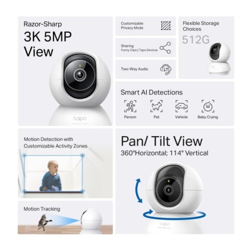 Камера відеоспостереження TP-Link TAPO-C230