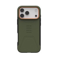 Чохол до мобільного телефона UAG iPhone 17 Pro Max Civilian MagSafe Olive/Orange (114546117297)