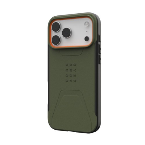 Чохол до мобільного телефона UAG iPhone 17 Pro Max Civilian MagSafe Olive/Orange (114546117297)