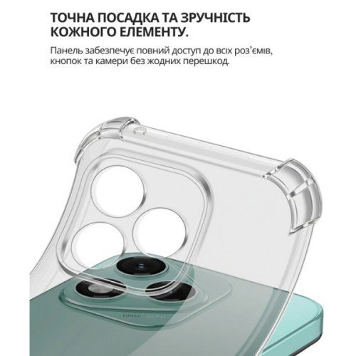Чохол до мобільного телефона BeCover Anti-Shock Honor 400 Lite Clear (714711)