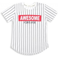 Футболка дитяча Breeze в смужку (12491-128B-white)