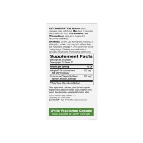 Вітамінно-мінеральний комплекс Nature's Way Метаболізм естрогенів, DIM-plus, Estrogen Metabolism, 60 вегетаріанс (NWY-14810)