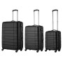 Набір валіз Wenger Amplar 3 в 1 (S,M,L) пластик, 4 колеса, чорний (653149)