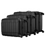 Набір валіз Wenger Amplar 3 в 1 (S,M,L) пластик, 4 колеса, чорний (653149)