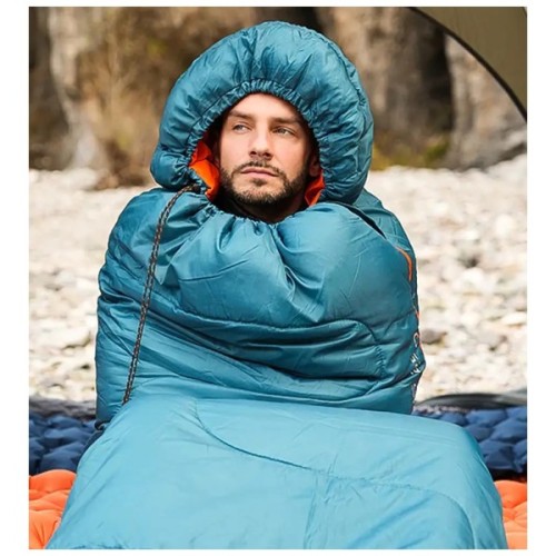 Спальний мішок KingCamp Tigris 250 Peacockblue (KS2423_PEACOCKBLUE_L)