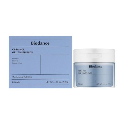 Патчі для обличчя Biodance Cera-Nol Gel Toner Pads 60 шт. (8809937361206)