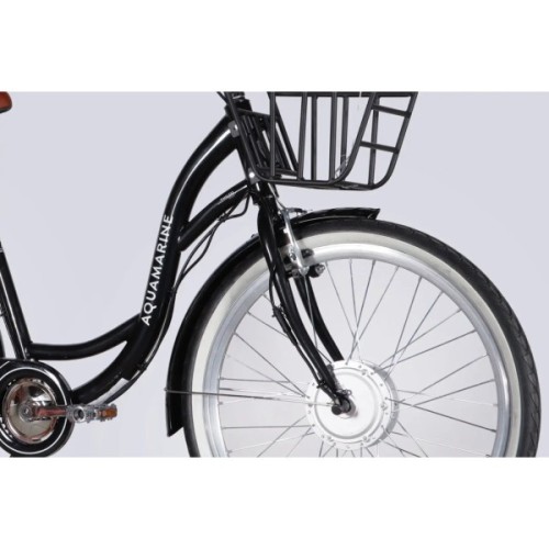 Електровелосипед Dorozhnik 26" eAQUAMARINE BH рама-17" 36B 13А*г 500Вт 2026 чорний (ELB-D-26-296)