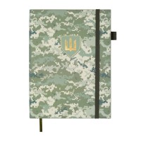 Тижневик Buromax недатований MILITARY, A5, світло-зелений, штуч.шкіра, 336 сторінок (BM.20700-15)