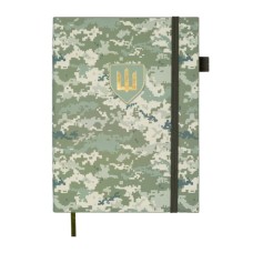 Тижневик Buromax недатований MILITARY, A5, світло-зелений, штуч.шкіра, 336 сторінок (BM.20700-15)