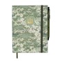 Тижневик Buromax недатований MILITARY, A5, світло-зелений, штуч.шкіра, 336 сторінок (BM.20700-15)