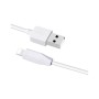 Дата кабель USB 2.0 AM to Lightning 2.0m 2.4A X1 white HOCO (6957531032014)