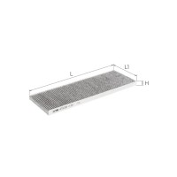 Фільтр салону ALPHA FILTER AF5054a