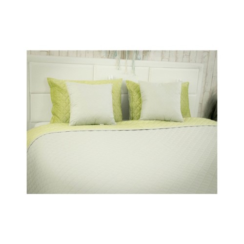 Покривало Руно Olive Green ромб велюр 150х220 (360.55_Olive Green ромб)