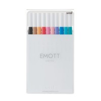 Лайнер UNI набір Emott Soft Pastel Color 0.4 мм 10 кольорів (PEM-SY/10C.02SPC)