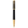 Ручка пір'яна Parker INGENUITY Black Lacquer GT FP F (60 011)