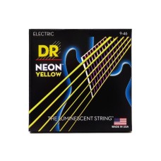 Струни для гітари DR Strings NEON Yellow Electric - Light Heavy (09-46) (NYE-9/46)