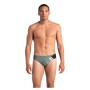 Плавки Arena Stripe Swim Briefs 007929-650 оливкй, чорний 105 (3468337395232)