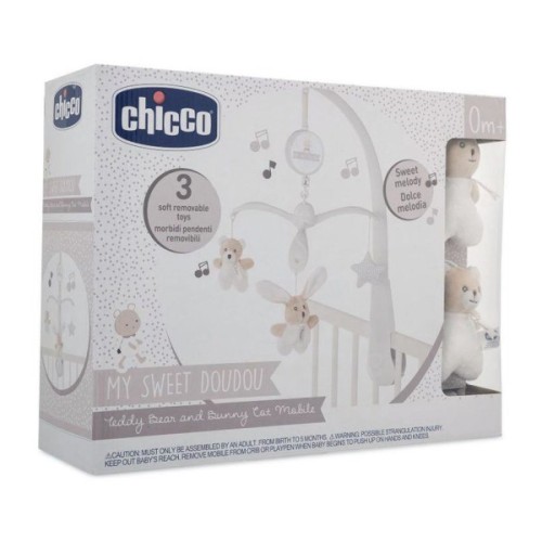 Мобіле Chicco механічний на ліжечко My Sweet Doudou (09714.00)