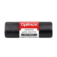 Пакети для сміття PRO service Optimum HD Чорні 35 л 50 шт. (4823071617238)