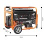 Генератор Neo Tools 230V, 1 фаза, 6/6.5kW, електростарт, AVR (04-731)