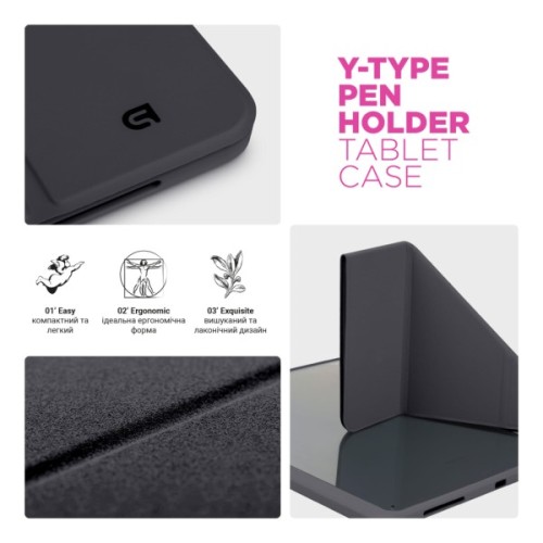 Чохол до планшета Armorstandart Y-Type PEN Xiaomi Redmi Pad 2 Black (ARM87406)