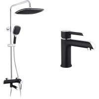 Душовий гарнітур Kroner Essen-SCH063 + змішувач Essen-SCH010 (CVS30210)