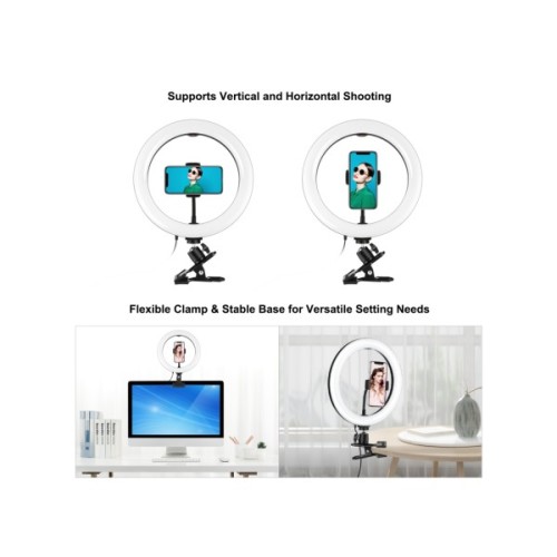 Набір блогера Puluz Ring USB LED lamp PKT3126B 10.2" + зажим (PKT3126B)