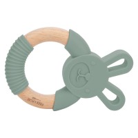 Прорізувач FreeON силіконовий зайчик, зелений (49508)