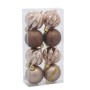 Ялинкова іграшка Chomik пластикові кульки 8 шт, 6 см, шампань (5900779893979_2)