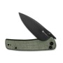 Ніж Sencut Sachse Blackwash Olive Micarta (S21007-2)