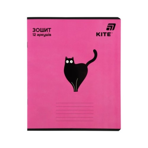 Зошит Kite One color, 12 аркушів, лінія (K26-234)