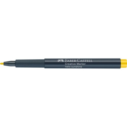 Маркер Faber-Castell для декору Creative Marker Hello Sunshine, M (1,5 мм), колір жовтий (32679)