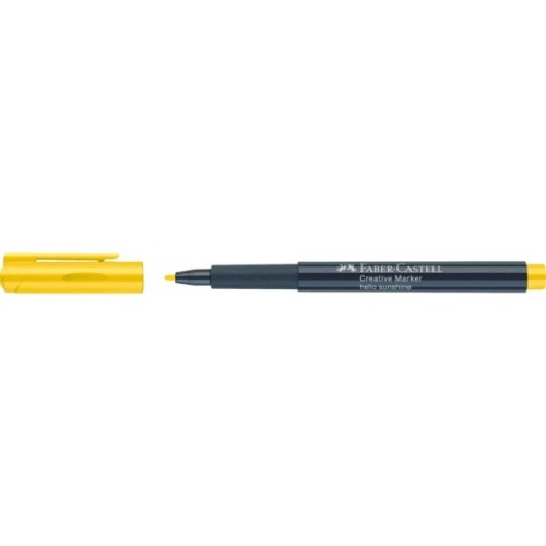 Маркер Faber-Castell для декору Creative Marker Hello Sunshine, M (1,5 мм), колір жовтий (32679)