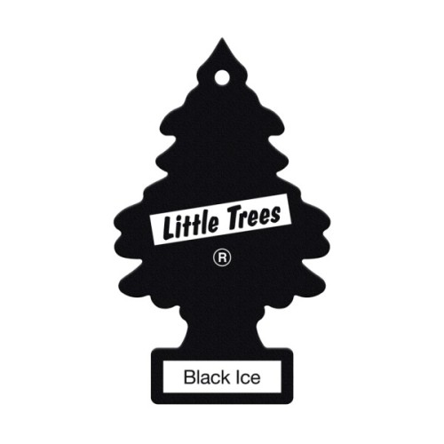 Ароматизатор для автомобіля Little Trees Чорний лід (78092)