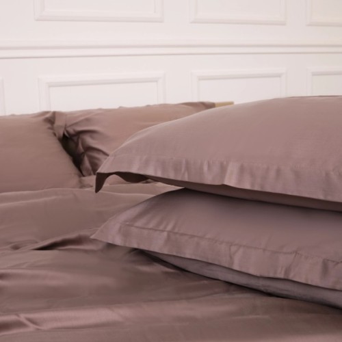 Постільна білизна MirSon Tencel №08 Beige 2x160x220 Сімейний Євро (2200009637179)