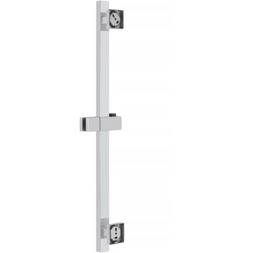 Душовий гарнітур Kroner Edelstahl Kubus-ESG010 + змішувач Edelstahl Kubus-ESG060 + штанга для душу Edelstahl Kubus-ESG23 (CVS30151)