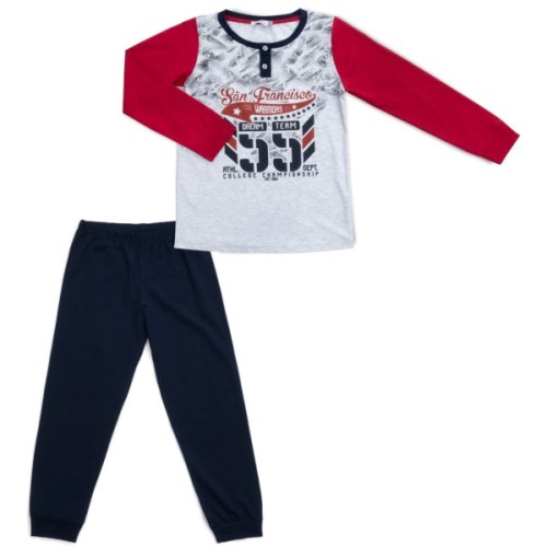 Піжама дитяча Matilda "DREAM TEAM" (9048-3-116B-gray)