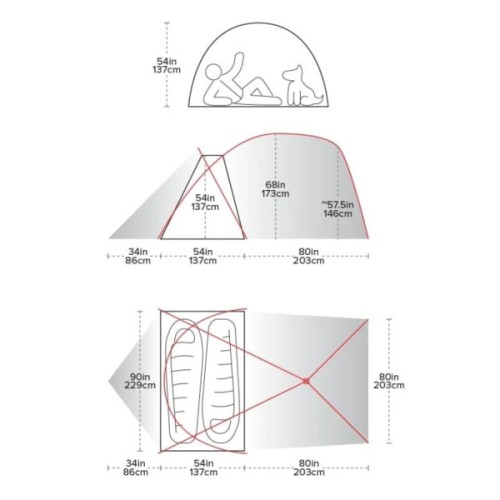 Намет Big Agnes Wyoming Trail 2 olive (021.0168)