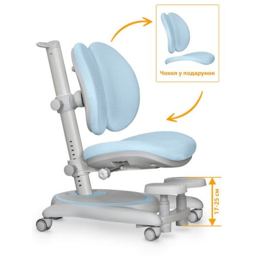 Дитяче крісло Mealux Ortoback Duo Base Blue (Y-510 KBL Base)