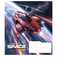 Зошит Школярик Space ship 48 аркушів лінія (048-3435L)