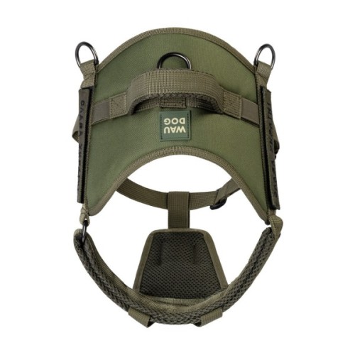 Шлея для собак WAUDOG PRO металевий фастекс M В 55-75 см хакі (689231)