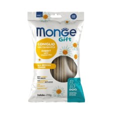 Ласощі для собак Monge Gift Dog All breeds кролик з ромашкою 210 г (8009470085595)