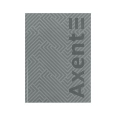 Книга записна Axent A4 Pattern, 96 аркушів клітинка, сірий (8425-2-A)