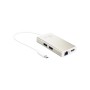 Концентратор J5create USB-C 5-in-1 2xUSB 3.0 + HDMI 4K + USB-C PD + RJ45 1000Mbps gray (JCA374-N)