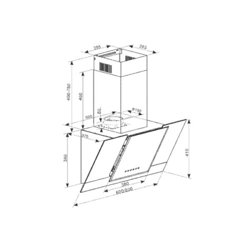 Витяжка кухонна Kaiser AT 8438 F Eco