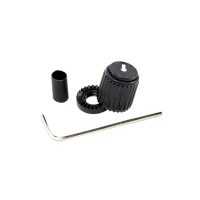 Ручка для потенціометра D'Addario Loknob Small Black Plastic Knob (PW-LNS-01B)