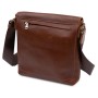 Сумка Grande Pelle Шкіряна чоловіча через плече Коричнева (11567)