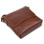 Сумка Grande Pelle Шкіряна чоловіча через плече Коричнева (11567)