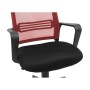 Офісне крісло Richman Джина Пластик Піастра Сітка чорна + червона (ADD0003120)